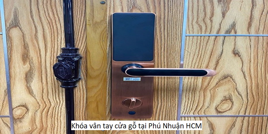 Khóa vân tay cửa gỗ tại Phú Nhuận HCM